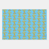 Feuille De Papier Cadeau Johnny Bravo Collegiate Graphic (Devant 3)