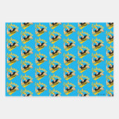 Feuille De Papier Cadeau Johnny Bravo Graphisme sportif (Devant 2)