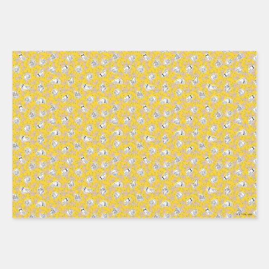 Feuille De Papier Cadeau Johnny Bravo Motif de caractères (Devant)