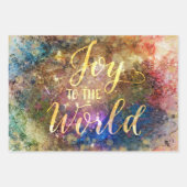 Feuille De Papier Cadeau Joie au monde (Devant 2)