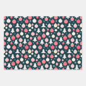 Feuille De Papier Cadeau Joie de Noël (Devant 2)