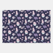 Feuille De Papier Cadeau joli beach mermaid carrelé (Devant)