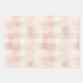 Feuille De Papier Cadeau Joli Blush Peach Crème Tulips Fleurs (Devant 3)