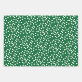 Feuille De Papier Cadeau Joli Cocker Espagnol & Rouge Noël rayé (Devant 2)