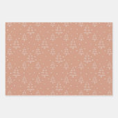 Feuille De Papier Cadeau Joli ensemble d'enveloppement moderne de Noël (Devant 2)