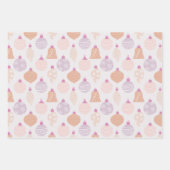 Feuille De Papier Cadeau Joli et mignon Noël (Devant 3)