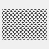 Feuille De Papier Cadeau Joli Fantôme Orange Et Black (Devant 3)