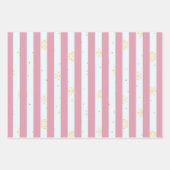 Feuille De Papier Cadeau Joli Fun Gold Foil Rose Frost Blanc Noël (Devant 3)