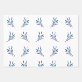 Feuille De Papier Cadeau Joli Lapin De Pâques Et Oeufs  (Devant 2)