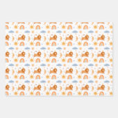 Feuille De Papier Cadeau Joli motif (Devant)