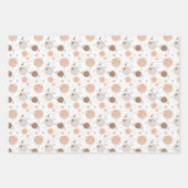 Feuille De Papier Cadeau Joli Motif Doodle Planet (Devant 2)