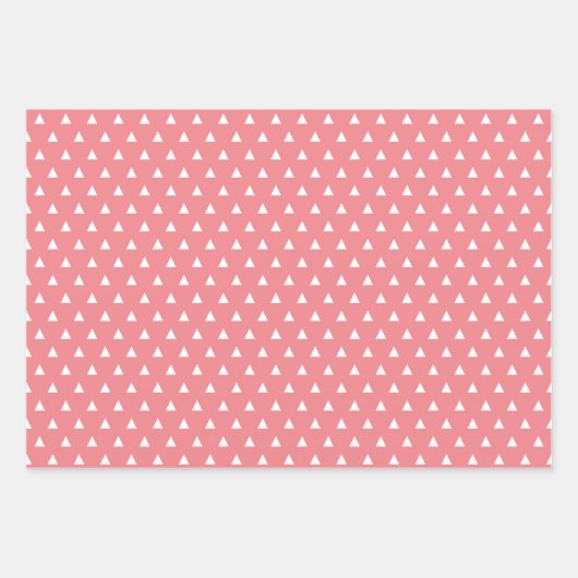 Feuille De Papier Cadeau Joli Motif moderne rose Turquoise Joyeux anniversa (Devant)