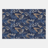 Feuille De Papier Cadeau Joli Noël Foliage de vacances (Devant 3)