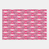 Feuille De Papier Cadeau Joli Noël Rudolf Reindeer Thème de Noël (Devant 2)