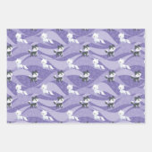 Feuille De Papier Cadeau Joli ours violet renard Ajouter le nom Noël Koweïi (Devant)