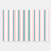 Feuille De Papier Cadeau Joli Pastel Jungle Alligators Envelopper ensemble (Devant 3)