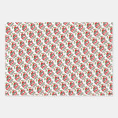 Feuille De Papier Cadeau Jolie ELF REGARDER Noël Coordonné (Devant)