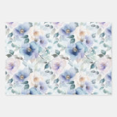 Feuille De Papier Cadeau Jolie Fête des mariées de Lavande Blanche de Lavan (Devant)