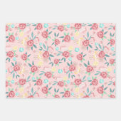 Feuille De Papier Cadeau Jolie fille Llama cadeau amusant (Devant 2)