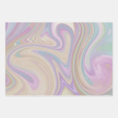 Feuille De Papier Cadeau Jolie fille rose (Devant 2)