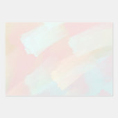 Feuille De Papier Cadeau Jolie fille rose (Devant)