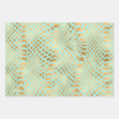 Feuille De Papier Cadeau Jolie peau de serpent (Devant 2)