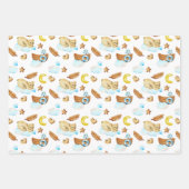 Feuille De Papier Cadeau Jolies Fentes Sur Bicyclettes Bateaux (Devant 2)