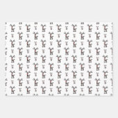 Feuille De Papier Cadeau Jory Stressmas avec Rudolph (Devant)