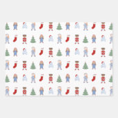 Feuille De Papier Cadeau Jouets de Noël Toddler Dream (Devant 3)