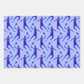 Feuille De Papier Cadeau Joueur de basket-ball Slam Dunk (Devant)