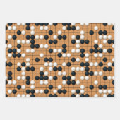 Feuille De Papier Cadeau Jouons à Go (Devant 3)