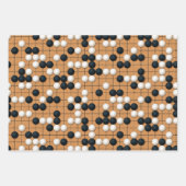 Feuille De Papier Cadeau Jouons à Go (Devant)