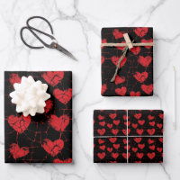 Jour anti-Valentines Coeurs brisés Motif 7