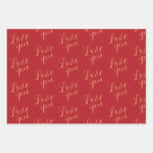 Feuille De Papier Cadeau Jour de la Saint Valentin (Devant 2)