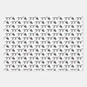 Feuille De Papier Cadeau Jour de l'anniversaire de la fermeture du badminto (Devant 2)