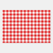 Feuille De Papier Cadeau Jour de Noël Pressé Noir Blanc Rouge Vert (Devant 3)