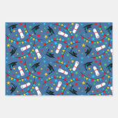 Feuille De Papier Cadeau Jour des diplômes (Devant 3)