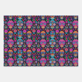 Feuille De Papier Cadeau Jour des morts (Devant 3)