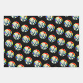 Feuille De Papier Cadeau Jour férié de la Fierté de Joe et de Kamala (Devant)