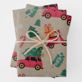 Feuille De Papier Cadeau Jours fériés (En situation)