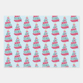 Feuille De Papier Cadeau Joy to the World Christmas Citation Typographie (Devant)