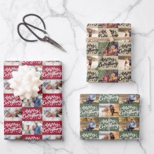 Feuille De Papier Cadeau Joyer tout Script 6 Photo Checkerboard