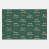 Feuille De Papier Cadeau Joyeuse grand-mère de Noël | Joyeuses fêtes (Devant)