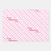 Feuille De Papier Cadeau Joyeuse Saint-Valentin (Devant 3)