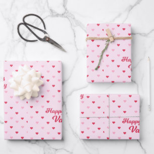 Feuille De Papier Cadeau Joyeuse Saint-Valentin