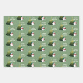 Feuille De Papier Cadeau Joyeuses fêtes (Devant 3)