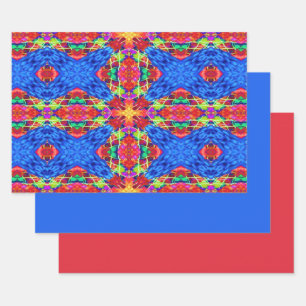 Feuille De Papier Cadeau Joyeuses Fêtes Interconfessionnelles