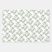 Feuille De Papier Cadeau Joyeuses fêtes Joyeux Noël Joie au monde (Devant 3)