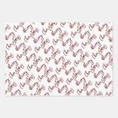 Feuille De Papier Cadeau Joyeuses fêtes Joyeux Noël Joie au monde (Devant 2)