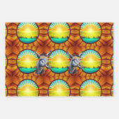 Feuille De Papier Cadeau Joyeux Âne Sunshine (Devant 3)